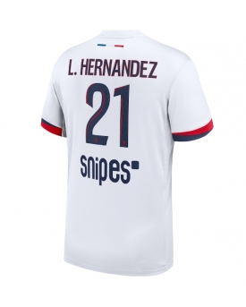 Billige Fotballdrakt Paris Saint-Germain Lucas Hernandez #21 Replika Bortedrakt 2025-26 Kortermet Billige Fotballdrakt Paris Saint-Germain Lucas Hernandez #21 Replika Bortedrakt 2025-26 Kortermet